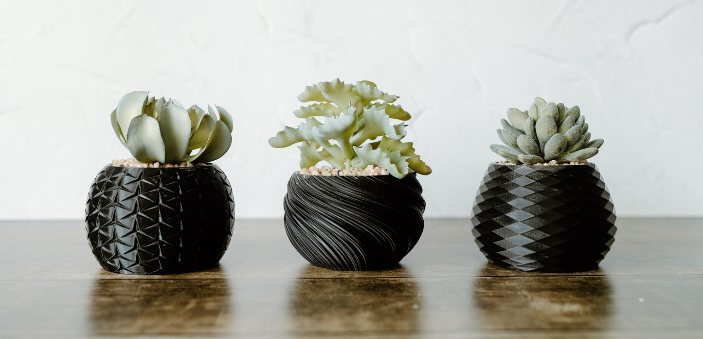 Succulent Pot Trio